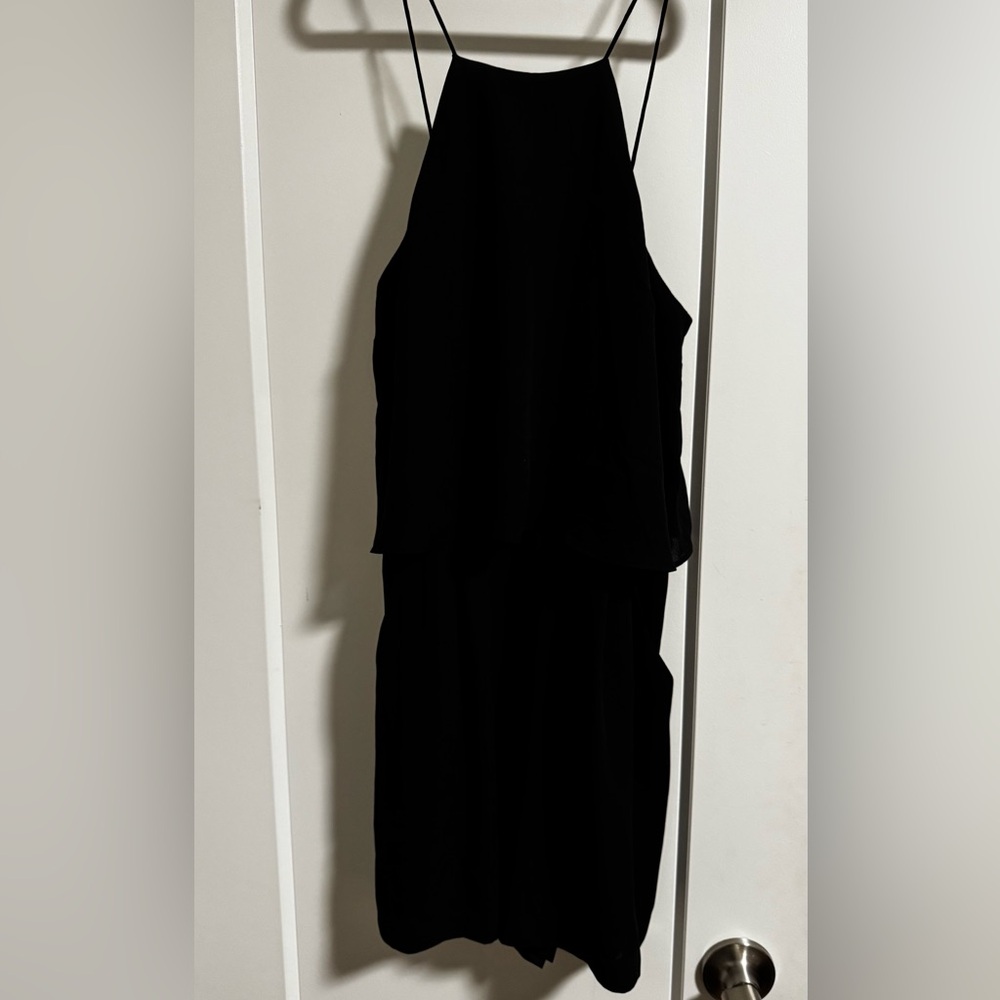 Express Black Spaghetti Strap Jumpsuit